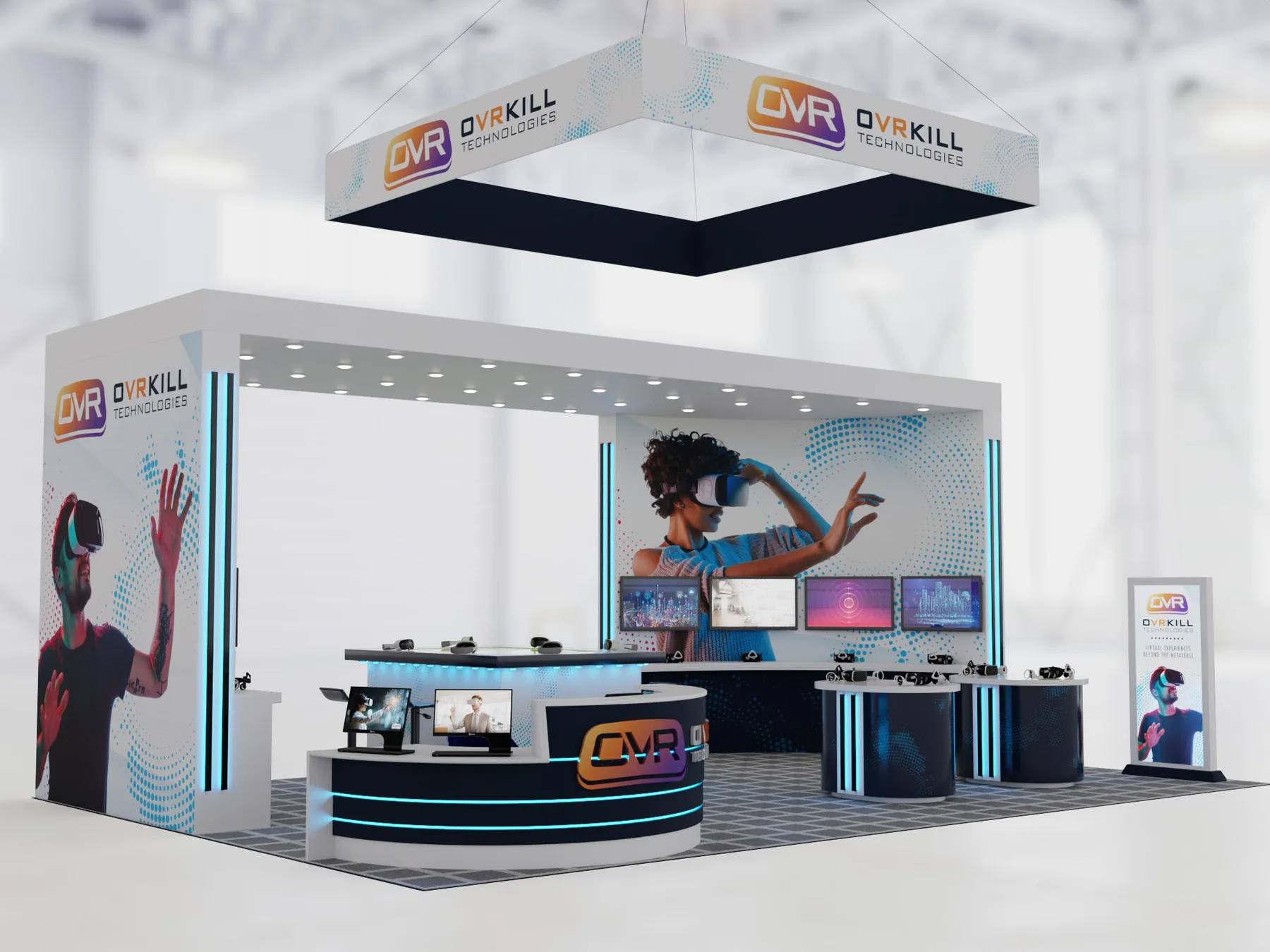 OVRKill exhibit concept rendering