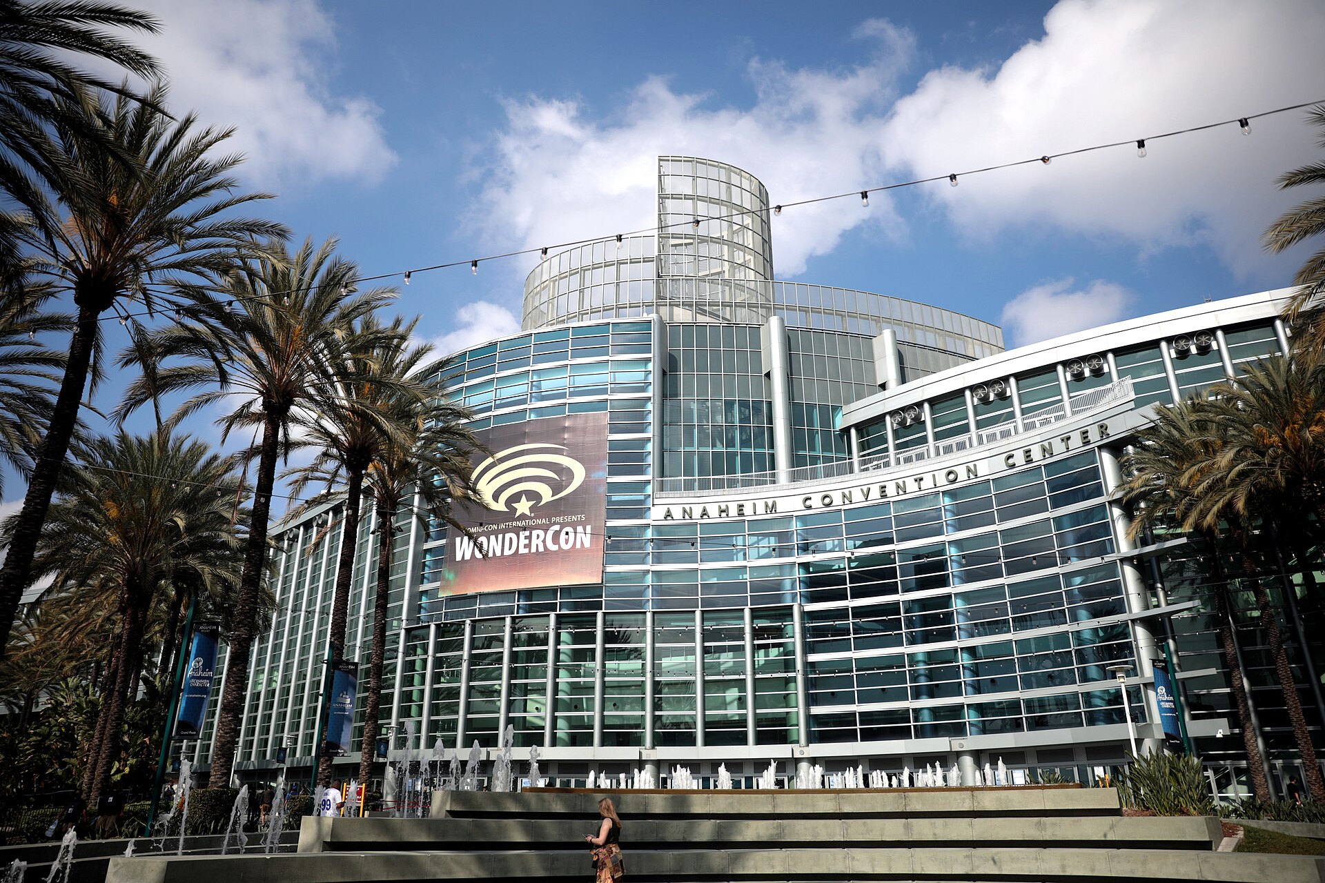 Exterior entrance of the Anaheim Convention Center